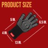 CONCORD Heat Proof Grilling Gloves. Great for Turkey Frying, Grilling,