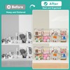 6 Pack Small Clear Storage Bins with Lids, Acrylic Arts