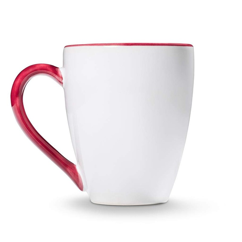 GMUNDNER KERAMIK Breakfast Cup Max Capacity: 0.3 Litres Bordeaux Red