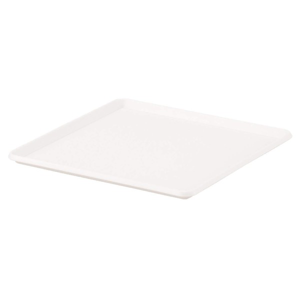 SANKA NIB-YPWH Horizontal InBox, Storage Box, Plate, Color: White, (W x D x H): 10.4 x 10.4 x 0.6 inches (26.3 x 26.3 x 1.5 cm), Made in Japan