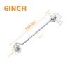 6-Inch Stainless Steel Cabin Hooks - White Gate Hook &
