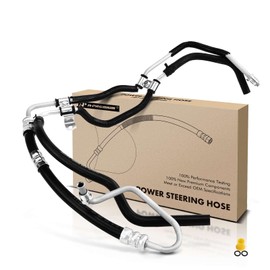 A-Premium Power Steering Pressure & Return Hoses Line Assembly Compatible with Toyota Echo 2000-2005 & Scion xA 2004-2006, xB 2004-2006, 1.5L, Pump to Rack/Gear to Reservoir/Cooler