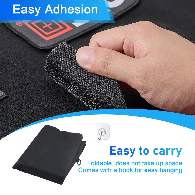 ComPDCVD 110 x 70 cm Patches Velcro Wall Velcro Mat