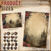 TaoBary 160 Pcs Stationery Paper Set 50 Double Sided Stationery
