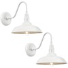 GOALPLUS Outdoor Gooseneck Barn Light Fixture with Wall Mount, 10''