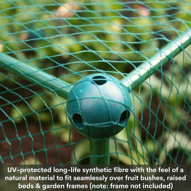 Bird Netting Garden Mesh for Strawberry Fruit Protection Raised Beds