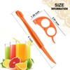 Orange Peeler Tools Citrus Peel Cutter Plastic Fruit Vegetable Slicer