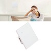 White 3 Gang WiFi Smart Switch APP Remote Control Touch