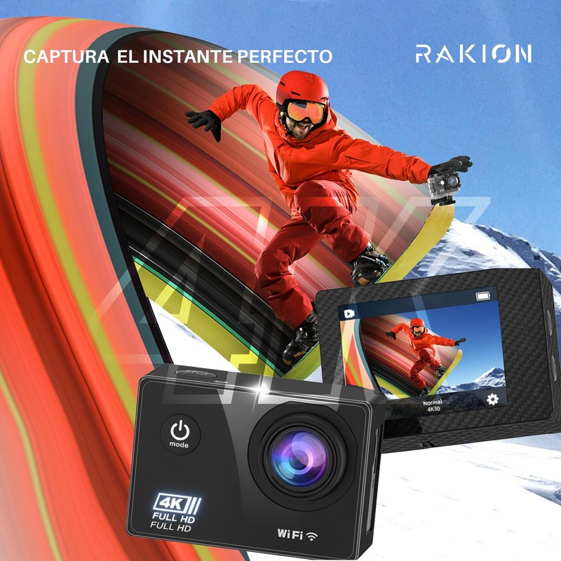 REKION GO Pro Sports Camera 4K