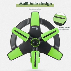 YESTAR Sprinklers for Lawn Yard Garden Water Automatic Sprinkler System Outdoor 360-Degre 3 Arms oscillating for Plant Pets Kids