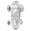 A/C Bulkhead, Car 2‑Port Air Conditioner Bulkhead Connector Universal Modification