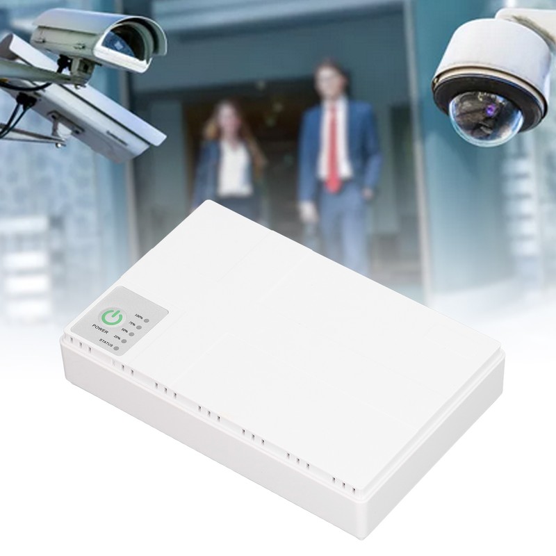 Mini UPS Battery Backup 10400mAh 5V 9V 12V POE 15V