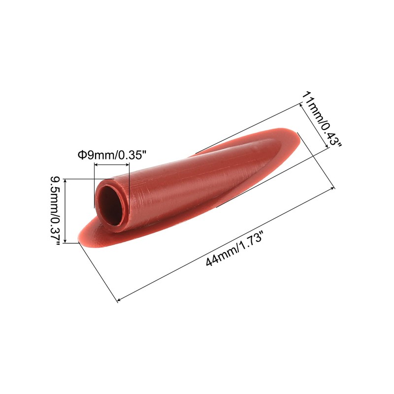 sourcing map 100Pcs Plastic Pocket Hole Plugs, 9mm Slant Hole