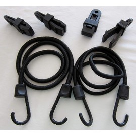 Gust Guard The Original Secure Your Covers from Blowing Away - Medium 24" (ATV Covers, Small Watercraft/Snowmobile Covers, Outdoor Funiture, Barbecue Covers, A/C Covers, etc.)