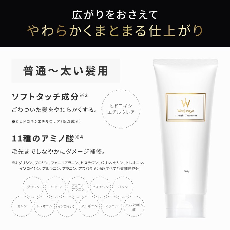 【Official】Wonjungyo Straightening Treatment for Fine Hair 200g / Hair Care