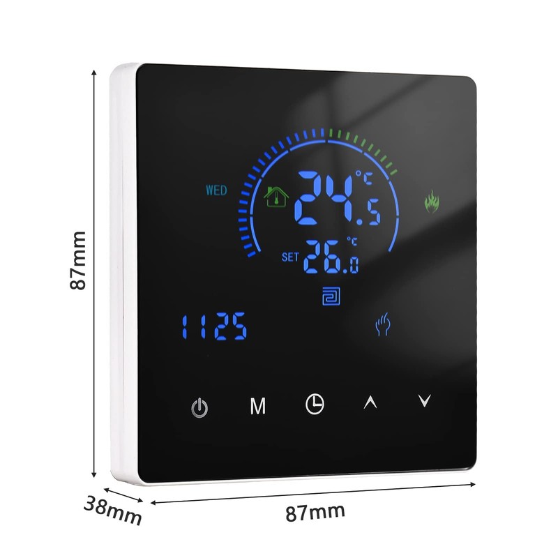 Decdeal Programmable Thermostat Floor Heating Thermostat 485 Modbus Thermostat WiFi