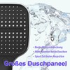 HONBOO Shower Head, Large Shower Head with 3 Jet Types,