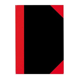 Stylex 29114 A4 Sqaured DIN Exercise Book - Black/Red