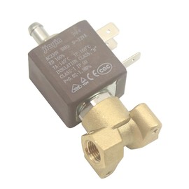 Jiayin JYZ-3 Normally Closed 3 Way AC 230V 15Bar G1/8" Brass Coffee Machines Steam Air Water High Pressure 2 Position 3 Way Electric Water Solenoid Valve Boiler Valve