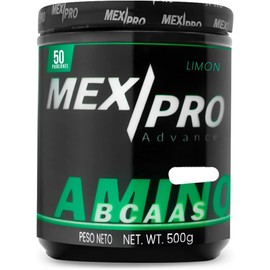 MexPro Aminoacidos BCAAS 500Gr Sabor Limón