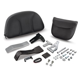 Show Chrome Accessories 41-168A Removable Smart Mount Backrest (Can Am Spyder RT), Black