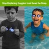 smrtcol Swimming Bungee Goggle Strap-Bungee Cord Straps for Swim Goggles