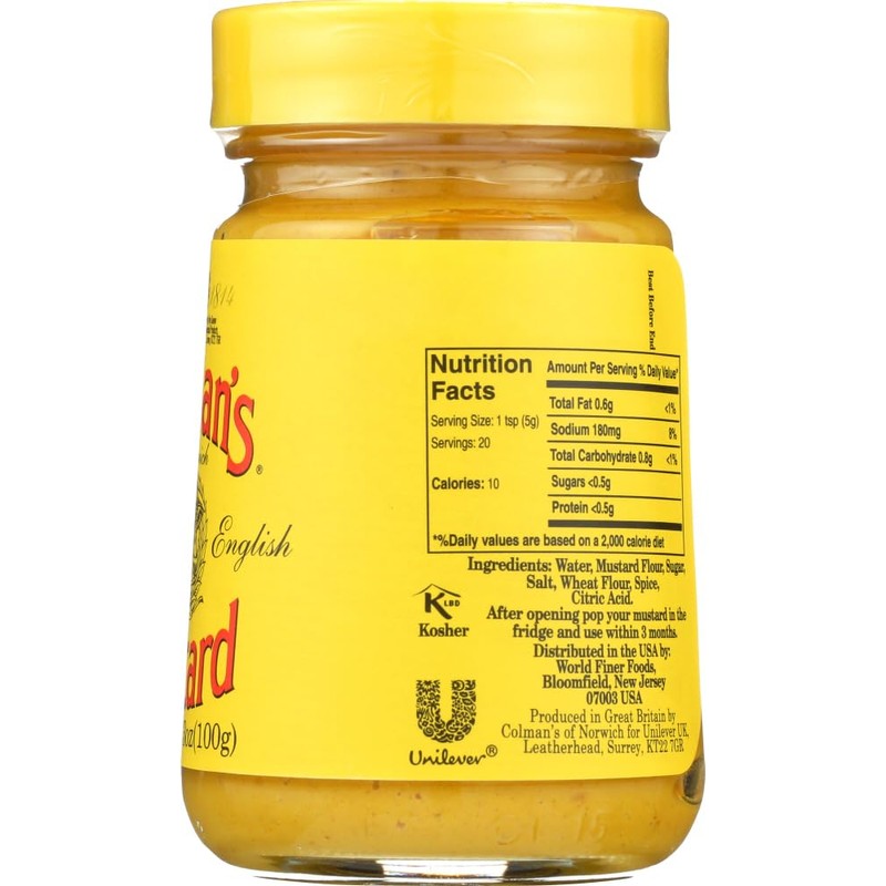 Colmans Original English Mustard (100g x 8)