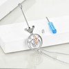 TIGER RIDER Sterling Silver Cat Urn Necklace for Ashes Cat
