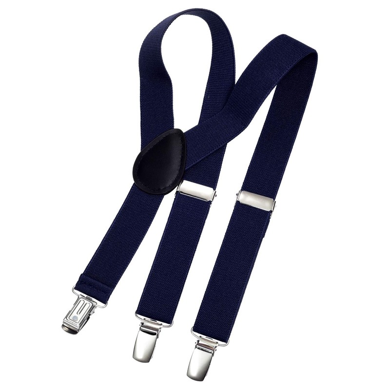 DonDon Boys' Braces Bow Tie Set Elastic and Adjustable Length
