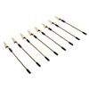 10Pcs Metal Memo Clips Gold Color Electroplated Safe Light Strong
