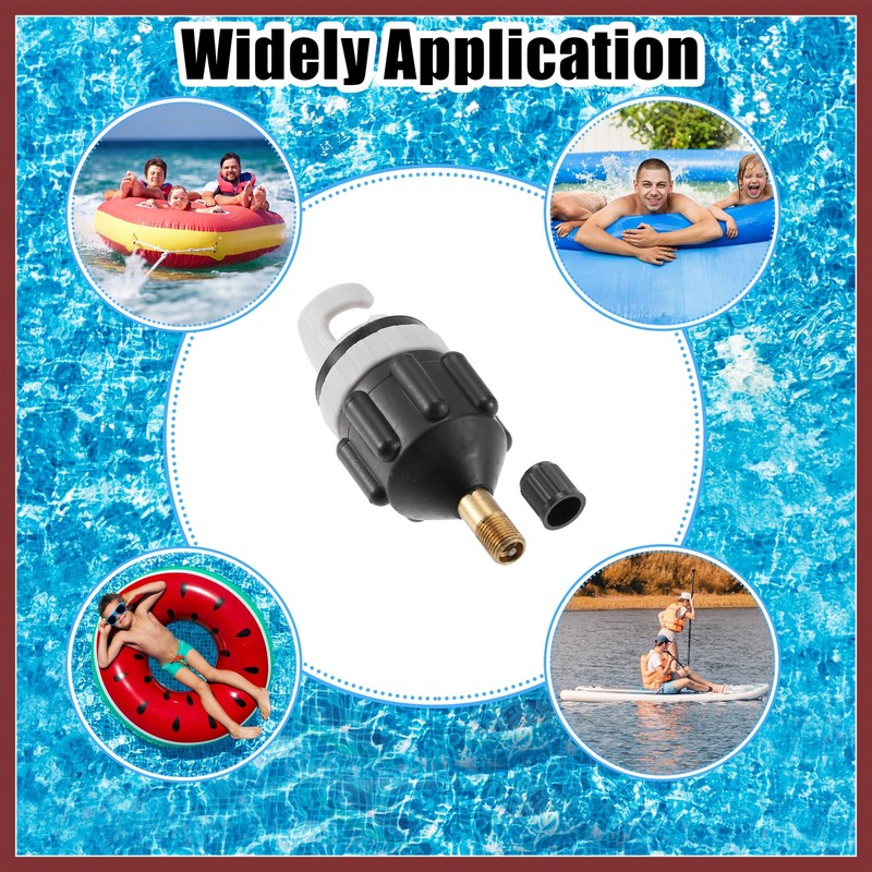 HEROFFIX 1 Set Paddle Board Valve Adapter with America Type