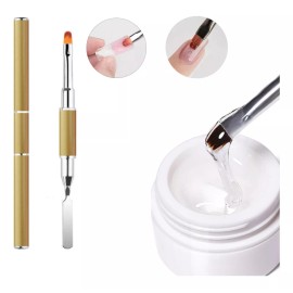 Xiaoya 1 Pincel Para Gel + 1 Espatula  Y 1 Gel De Construccion