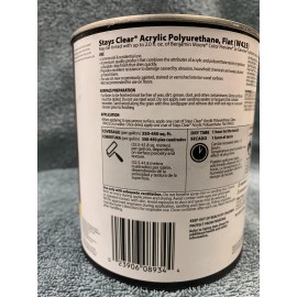 Benjamin Moore Benwood Stays Clear - Acrylic Polyurethane - 1 Quart / Flat