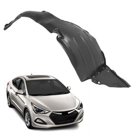 JMTAAT Front Fender Liner Inner Panel Compatible with 2014-2016 Hyundai Elantra Sedan Replacement for 868123X700 HY1249133 Wheel Liner Splash Shields Guard without Insulation Foam Right Side