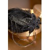 BABEYOND Vintage 1920s Headband 1920s Headpiece Feather Beaded Headband Crystal