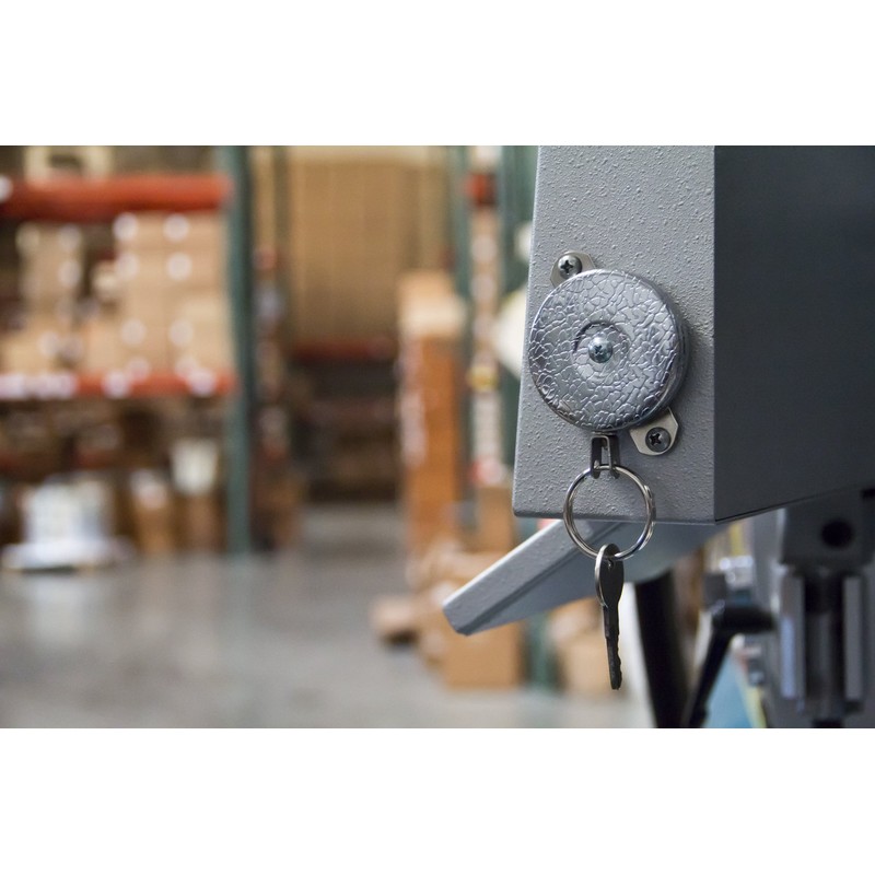 KEY-BAK Industrial Retractable Reel with 48" Stainless Steel Cable, Steel