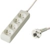 PremiumCord PP4-05 power extension - power extensions (White, White)
