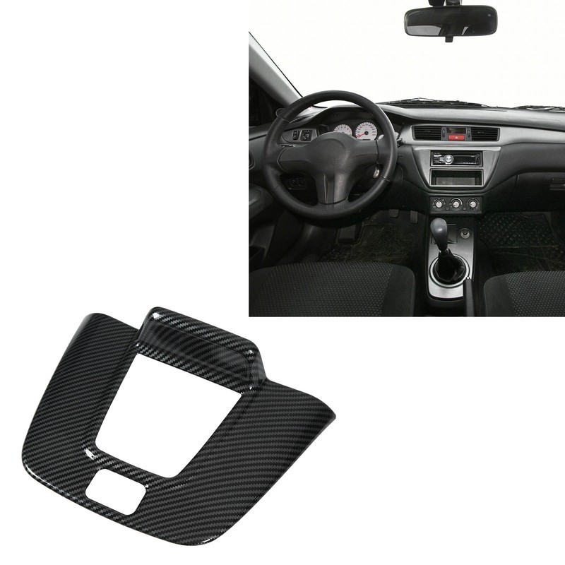 Car Interior Dashboard Trim Behind Navigation Carbon Fiber Style Replacement