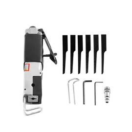 maXpeedingrods Air Reciprocating Body Saw and File Accessories Kit, Pneumatic Body Saws Tool with 6PCS 24T & 32T Blades Heavy Duty Hacksaw Cutter for Metal Sheet Cutting