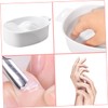 Healeved 1pc Soaking Bowl Nail Removal Bowl Rectangular Hand Soak
