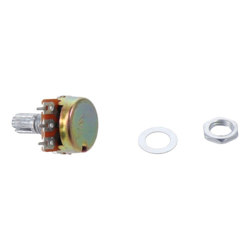 AllGIFT 5pcs Top Adjustment Split Knurled Shaft Potentiometer Pot B50K