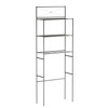 Zenna Home Over the Toilet Storage Shelf Space Saver, Behind