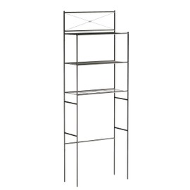 Zenna Home Over the Toilet Storage Shelf Space Saver, Behind Toilet Bathroom Organizer and Storage, Metal Bathroom Organizer with 3 Shelves, Oil Rubbed Bronze