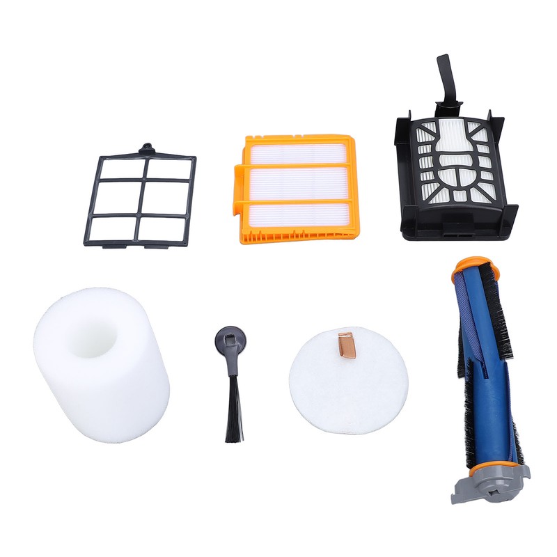 Vacuum Accessories Kit Main Brush Side Brush Filter Mesh Robot