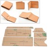 6PCS Acrylic Template DIY Wallet Pattern Handmade Making Mold Craft