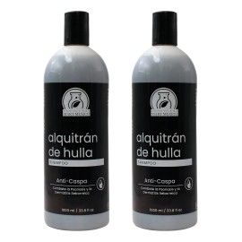 Shampoo Alquitrán De Hulla 2 Piezas (1 Litro C/u)