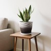 YUFDA 8 Inch Plant Pot,Ceramic Planter with Drainage and Saucer,Ceramic