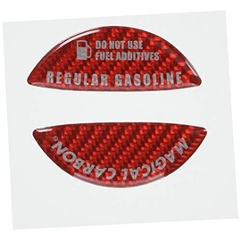 HASEPRO ( ハセ・プロ ) マジカルカーボン 【フューエルキャップエンブレム】 レギュラータイプ (レッド) マツダ / スズキ用 CFER-3R