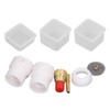 6PCS Welding Torch Adapter Kit Copper PTFE Standard Size TIG