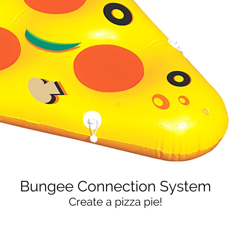 Swimline Inflatable Pizza Slice Pool Float, Multicolor